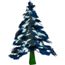 download Winter Tree 1 clipart image with 90 hue color