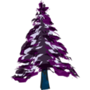 download Winter Tree 1 clipart image with 180 hue color