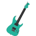 download Guitar clipart image with 135 hue color