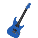 download Guitar clipart image with 180 hue color