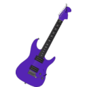 download Guitar clipart image with 225 hue color