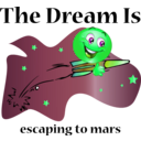 download Mars Escape Dream Smiley Emoticon clipart image with 90 hue color