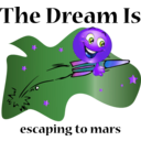 download Mars Escape Dream Smiley Emoticon clipart image with 225 hue color
