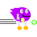 download Sonic clipart image with 45 hue color