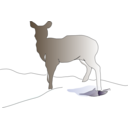 download Deer Clipart clipart image with 0 hue color