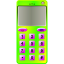 download Slim Cell Phone clipart image with 225 hue color