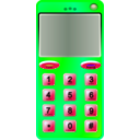 download Slim Cell Phone clipart image with 270 hue color