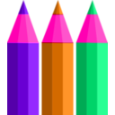 download Pencils clipart image with 270 hue color
