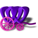 download Carriage clipart image with 270 hue color