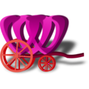 download Carriage clipart image with 315 hue color