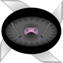 download Ninja Woman clipart image with 270 hue color