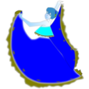 download Bailariana De Cumbia clipart image with 180 hue color