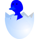 download Pulcino clipart image with 180 hue color
