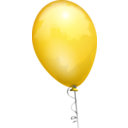download Balloon Yellow Aj clipart image with 0 hue color