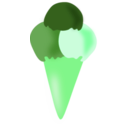 download Vanilla Ice Cream clipart image with 90 hue color