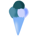 download Vanilla Ice Cream clipart image with 180 hue color