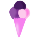 download Vanilla Ice Cream clipart image with 270 hue color