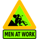 download Men At Work clipart image with 45 hue color
