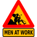 download Men At Work clipart image with 0 hue color