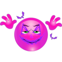 download Zombie Smiley Emoticon clipart image with 270 hue color