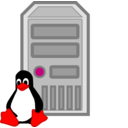 download Server Linux clipart image with 315 hue color