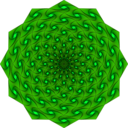download Weaving Iris Mandala clipart image with 180 hue color