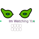 download Eyes Logotype clipart image with 90 hue color