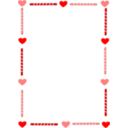 Heart And Candy Border