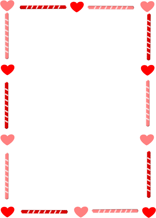 Heart And Candy Border