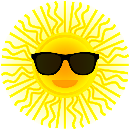 Sun With Sunglasses