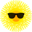 Sun With Sunglasses