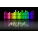 download Music Equalizer 5 clipart image with 45 hue color