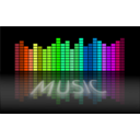 download Music Equalizer 5 clipart image with 90 hue color