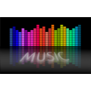 download Music Equalizer 5 clipart image with 315 hue color