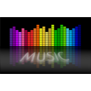 download Music Equalizer 5 clipart image with 0 hue color