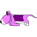 download Sleepydog001 clipart image with 270 hue color