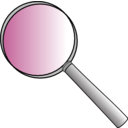 download Magnifying Glass clipart image with 135 hue color