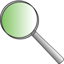 download Magnifying Glass clipart image with 270 hue color