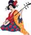 Geisha Playing Shamisen