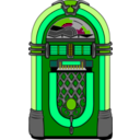 download Fifties Jukebox clipart image with 90 hue color