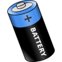 download Battery clipart image with 180 hue color