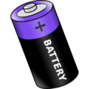 download Battery clipart image with 225 hue color