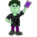 download Boy Photographer clipart image with 90 hue color