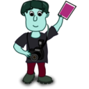 download Boy Photographer clipart image with 135 hue color