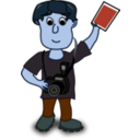 download Boy Photographer clipart image with 180 hue color