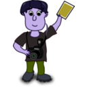 download Boy Photographer clipart image with 225 hue color