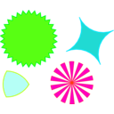 download Miscelshapes clipart image with 135 hue color