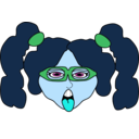 download Naughty Girl clipart image with 180 hue color