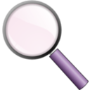 download Magnifying Glass clipart image with 90 hue color