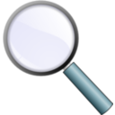 download Magnifying Glass clipart image with 0 hue color